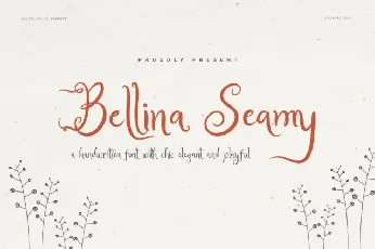 Bellina Seamy font