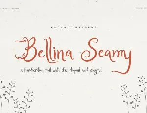 Bellina Seamy font