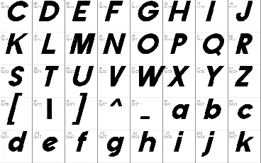 Anallop font