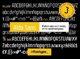 Aldo font