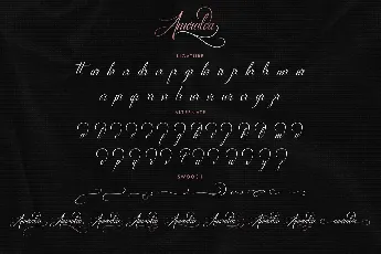 Ameralda Demo font