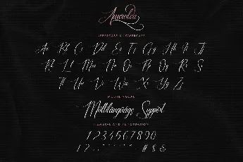 Ameralda Demo font