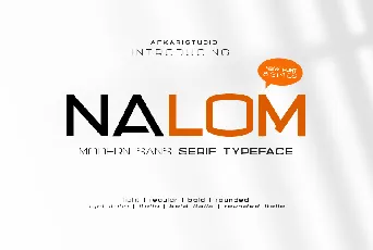 Nalom font