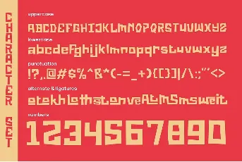 The Distriction font