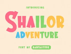 Sailor Adventure font