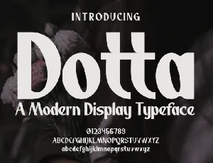 Dotta font