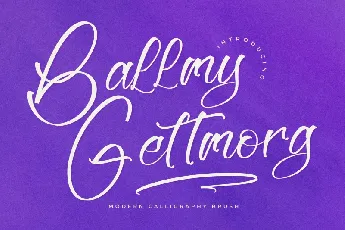 Ballmy Gettmorg font