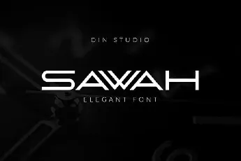 Sawah Display font