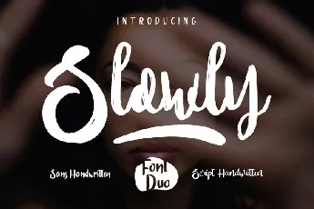 Slowly Duo font