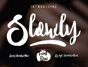 Slowly Duo font