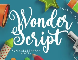 Wonder Script font