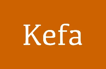 Kefa Regular font