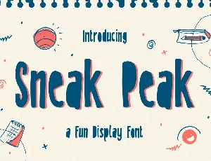 Sneak Peak font