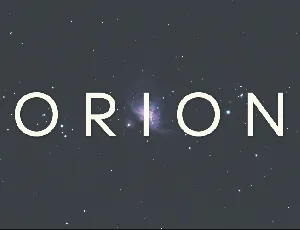 Orion font