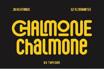 Chalmone font