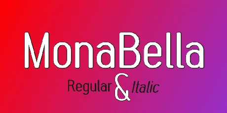 MonaBella font