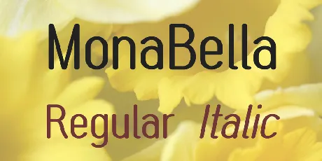 MonaBella font