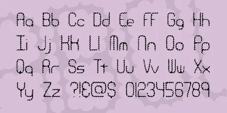 Ravenous Caterpillar BRK font