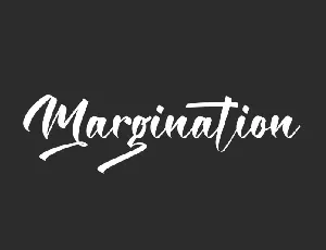 Margination font