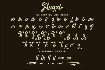 Frugal font