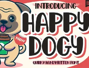 Happy Dogy Display font