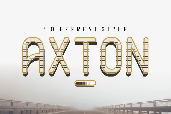 AXTON Typeface font