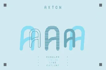 AXTON Typeface font