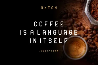 AXTON Typeface font