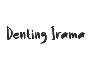 Denting Irama Demo font