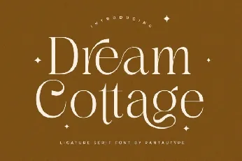 Dream Cottage font