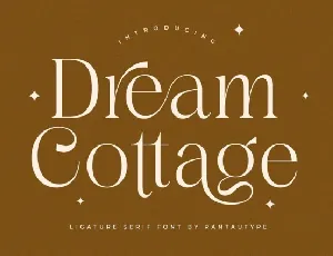 Dream Cottage font