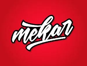 Mekar Script font