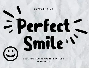 Perfect Smile font