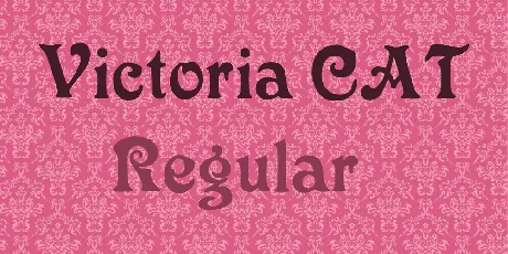 Victoria CAT font