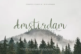 Amstirdam | Handwritten font