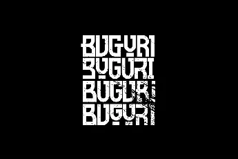 Buguri Slab font