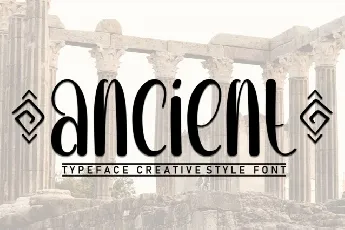 Ancient Display font