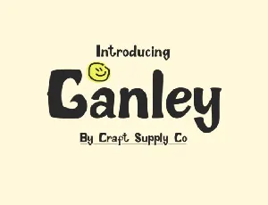 Ganley font