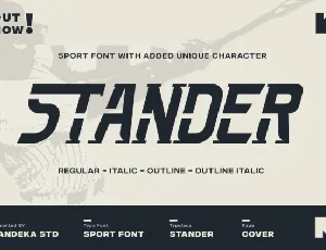 Stander font