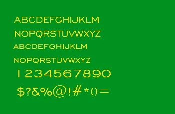 John Deere font