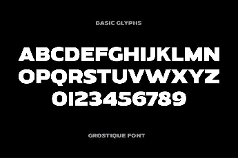 Grostique font