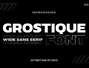 Grostique font