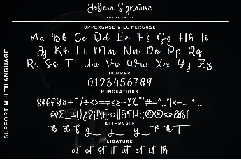 Jafiera Signature font