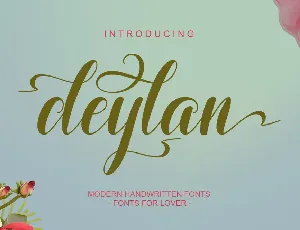 Deylan font