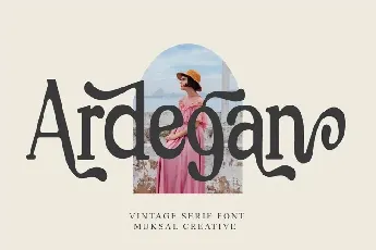 Ardegan font