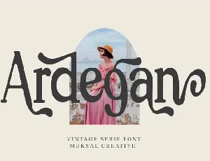 Ardegan font