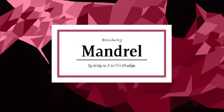 Mandrel Family font