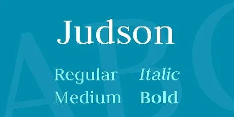 Judson font