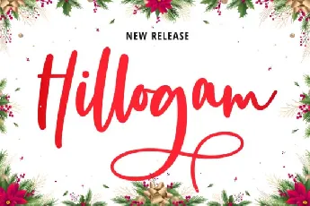 Hillogam Personal Use Only font