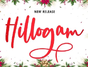 Hillogam Personal Use Only font